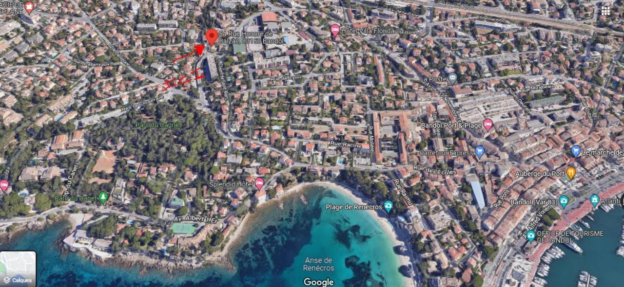 T2 30 M2 Avec Jardin Proche Des Plages Бандол Екстериор снимка
